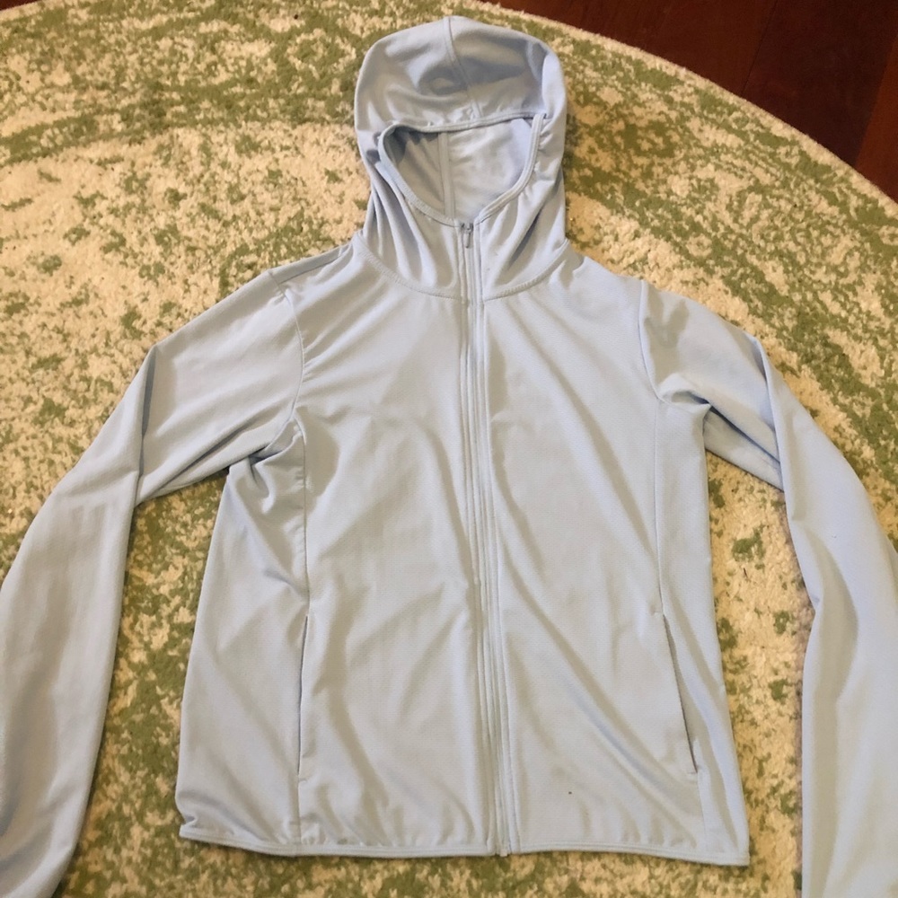 Uniqlo Lightweight Hooded Jacket Light Blue